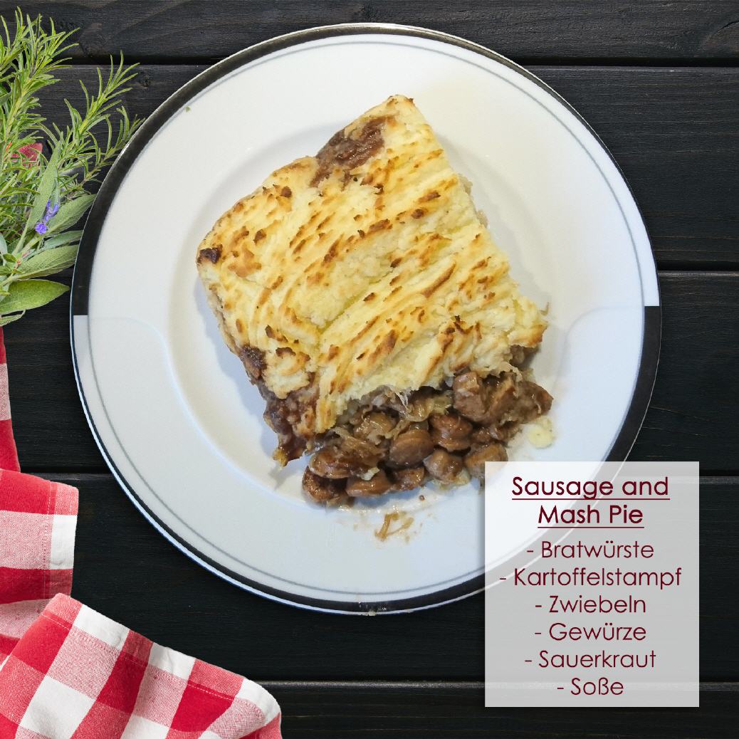 Sausage and Mash Pie